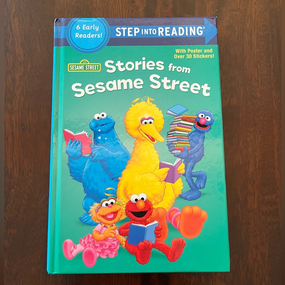 Sesame Street Stories Step Into Reading 6 Early Readers Level 1 & 2 Hardcover